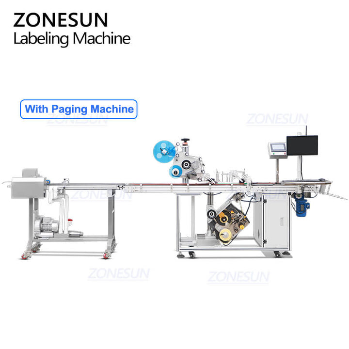 automatic labeling machine with paging machine