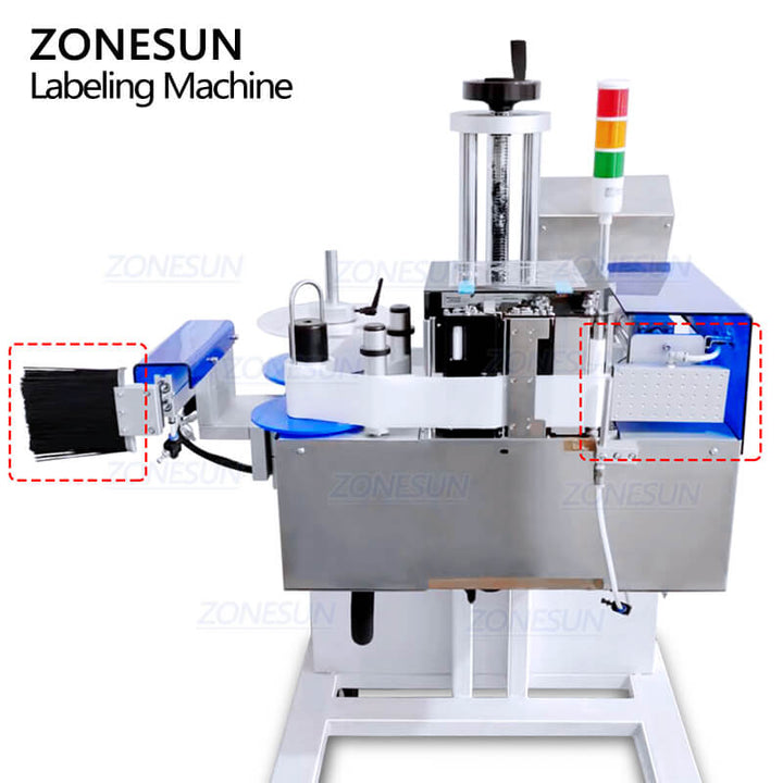 labeling structure of labeling machine