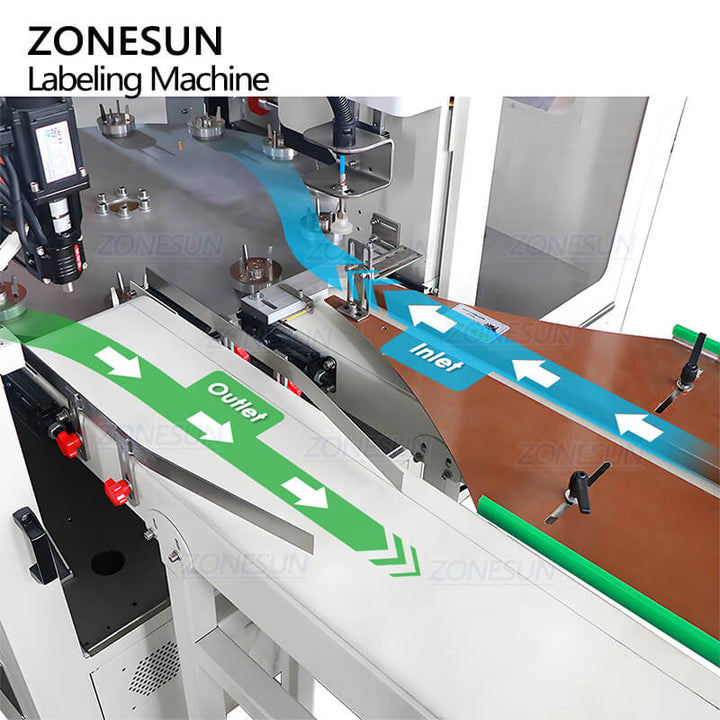 conveyor of shrink sleeve labeling machine