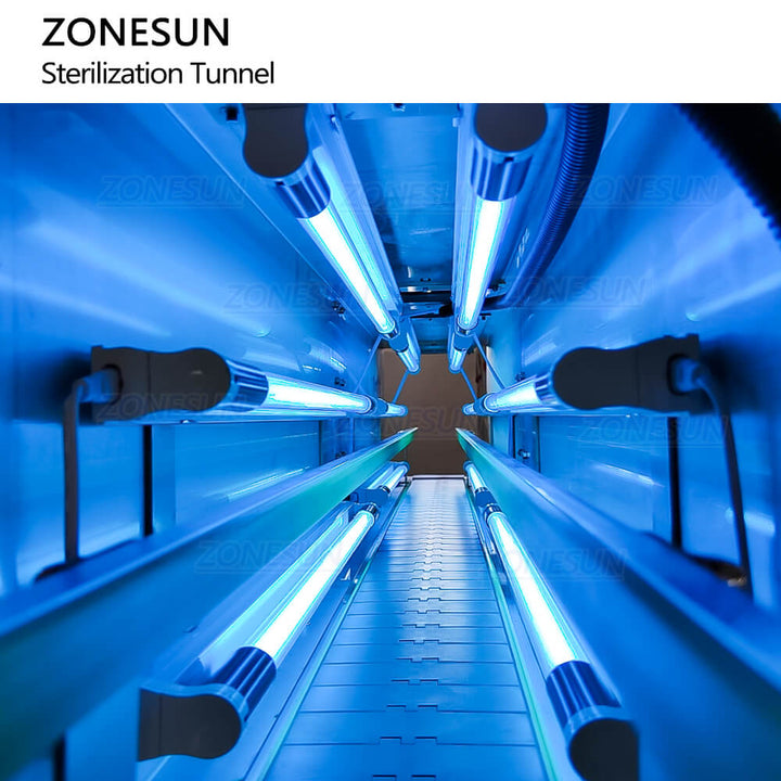 UV lamps of UV-C conveyor machine