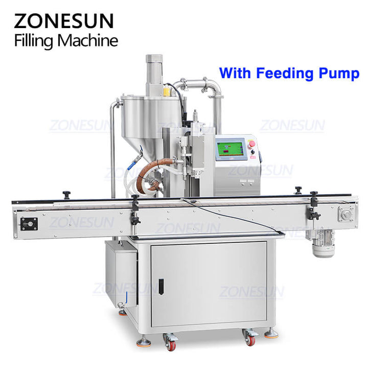 automatic paste filling machine with feeding pump