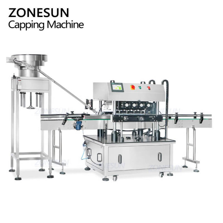 capping machine with vibratory bowl