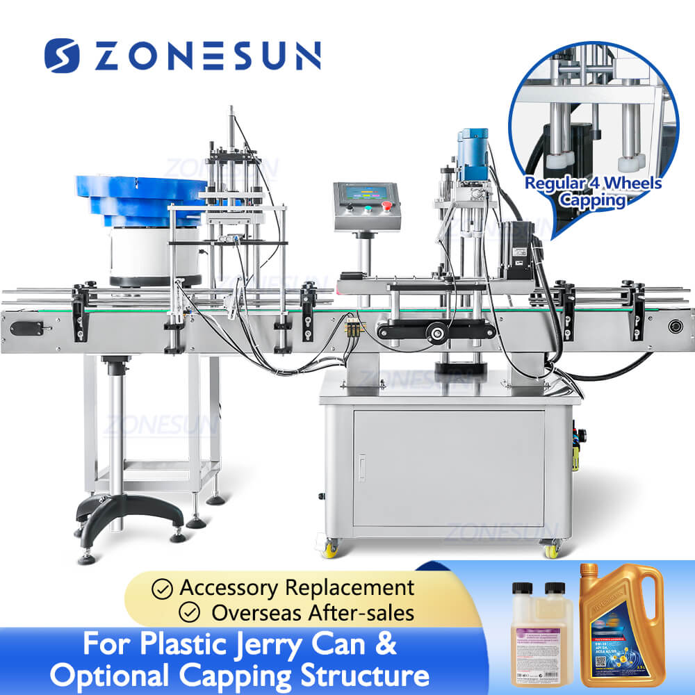 automatic jerry can capping machine