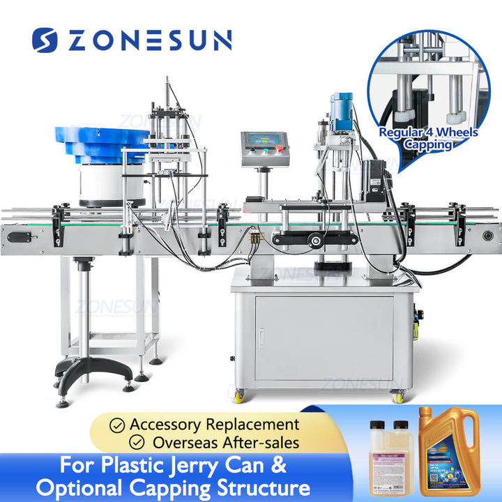 automatic jerry can capping machine