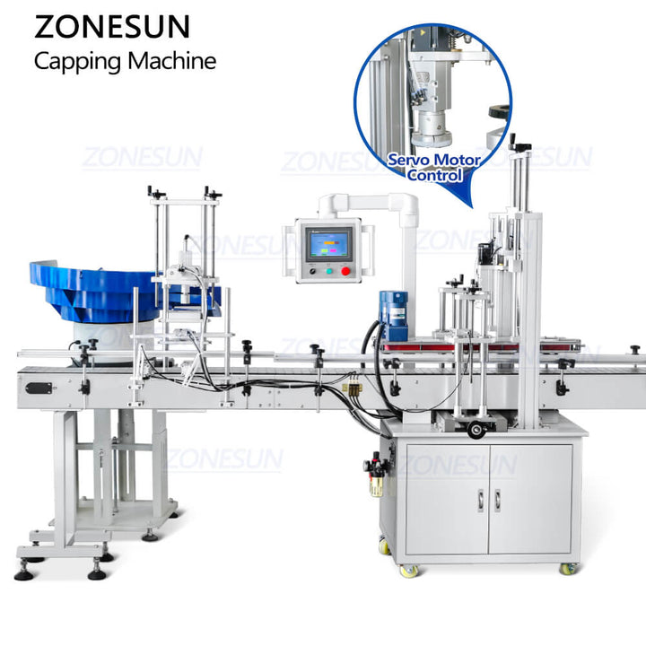 servo motor capping machine for jerry can