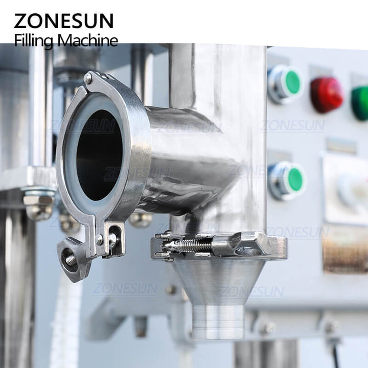 discharge outlet of industrial alcohol filling machine