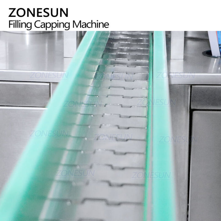 conveyor of spray can filling capping machine