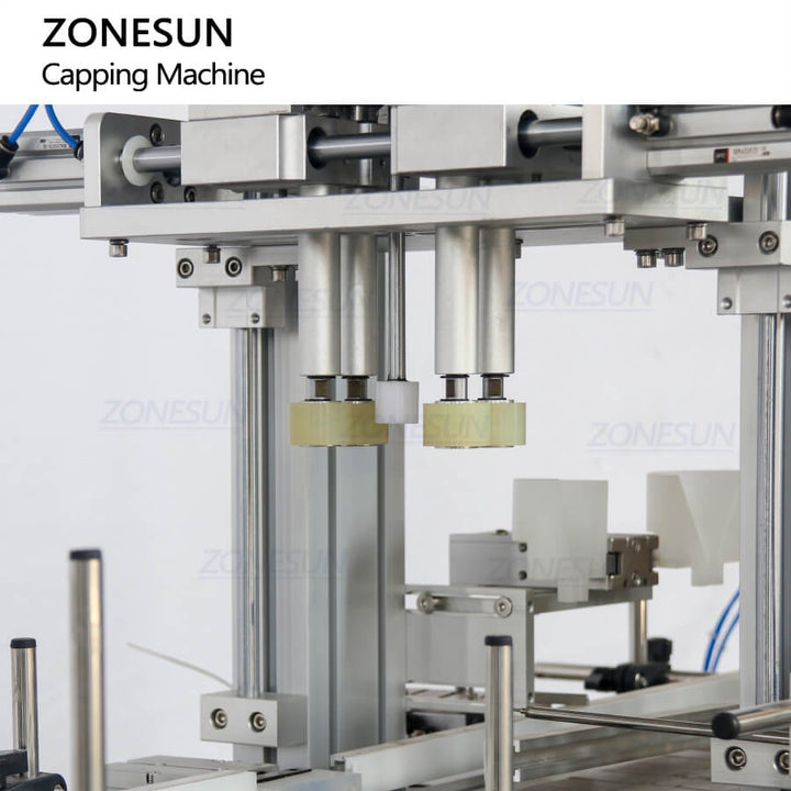 capping structure of automatic bottle capping machine