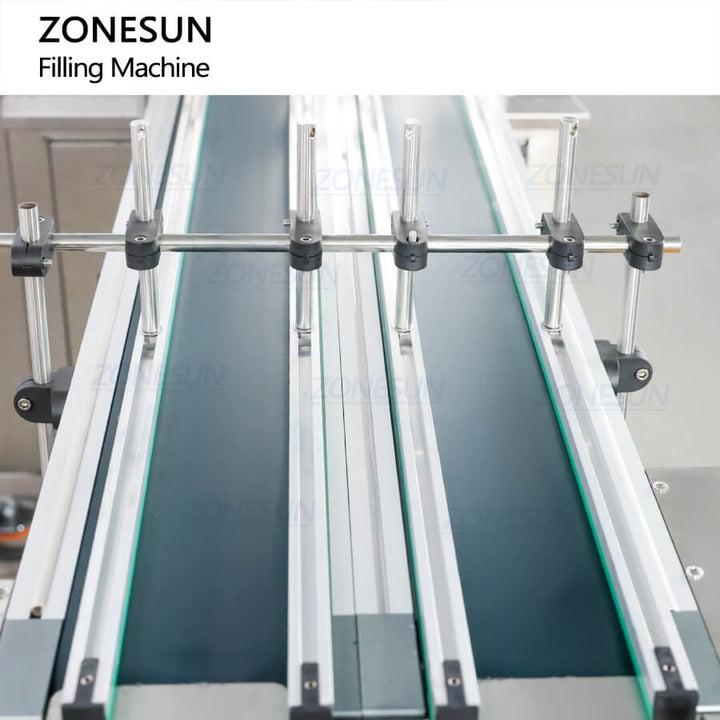 conveyor belt of ZS-VTGTL automatic paste filling machine for cosmetic cream