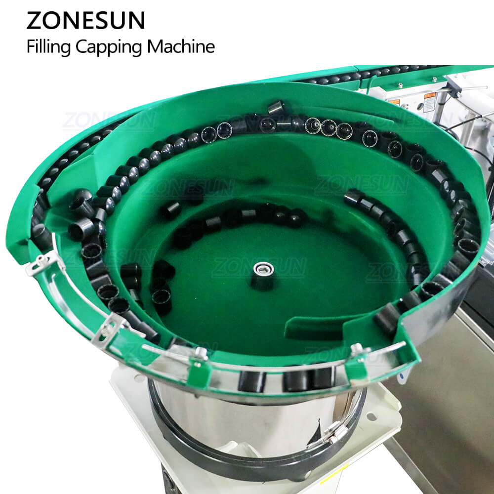 vibrating bowl sorter of automatic filling capping machine