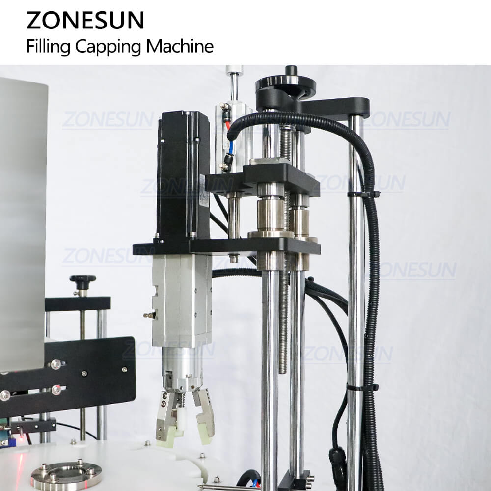 capping structure of automatic filling capping machine