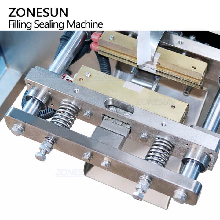 sealing structure of granule VFFS packaging equipment
