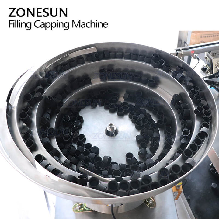 vibratory bowl sorter of monoblock machine