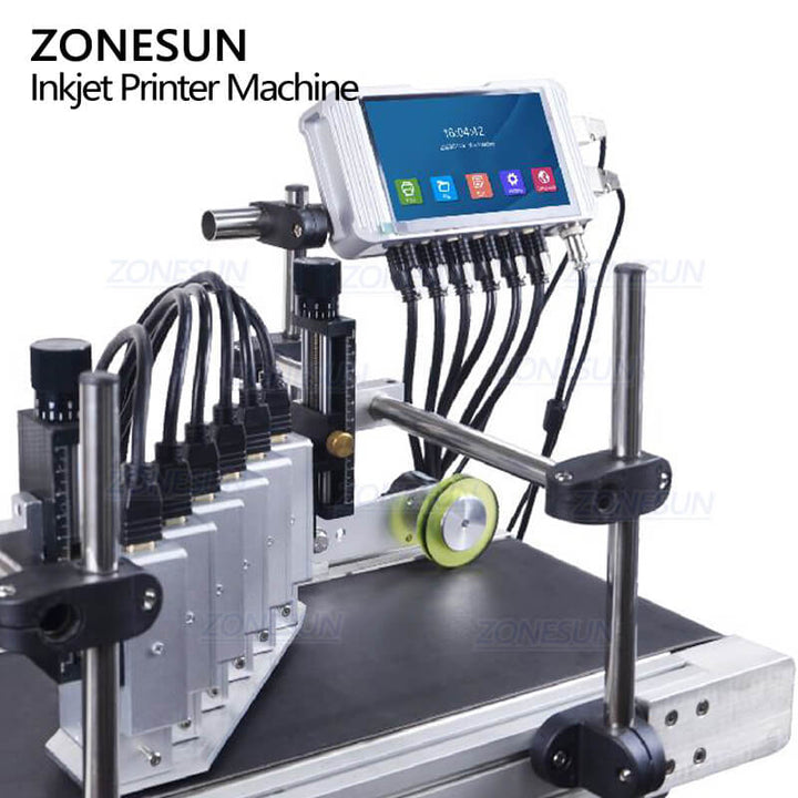 inkjet coding machine with multiple printing heads