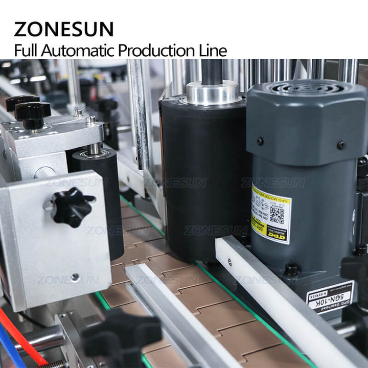 labeling structure of ZS-FAL180Z2 production line with labeling machine