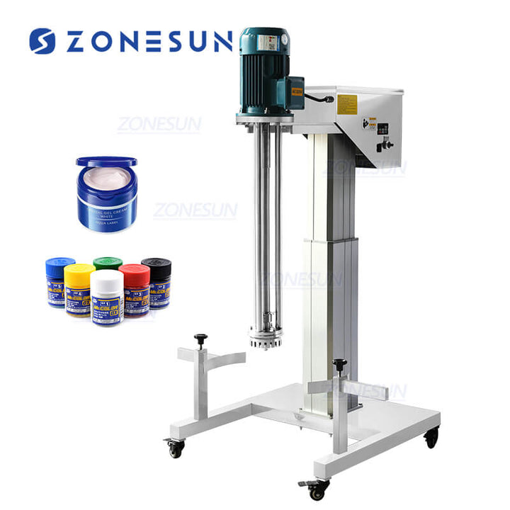 lifting emulsifying mixing machine