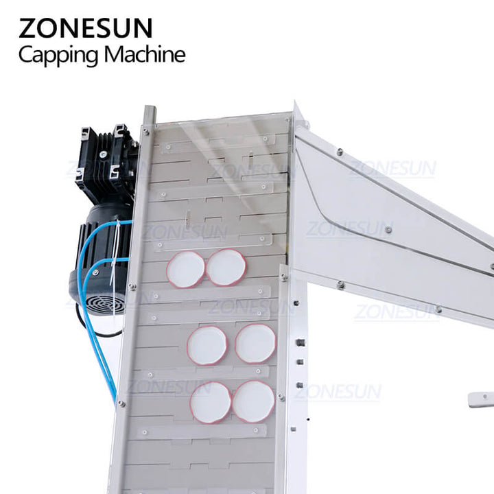 cap feeding machine of lug capping machine