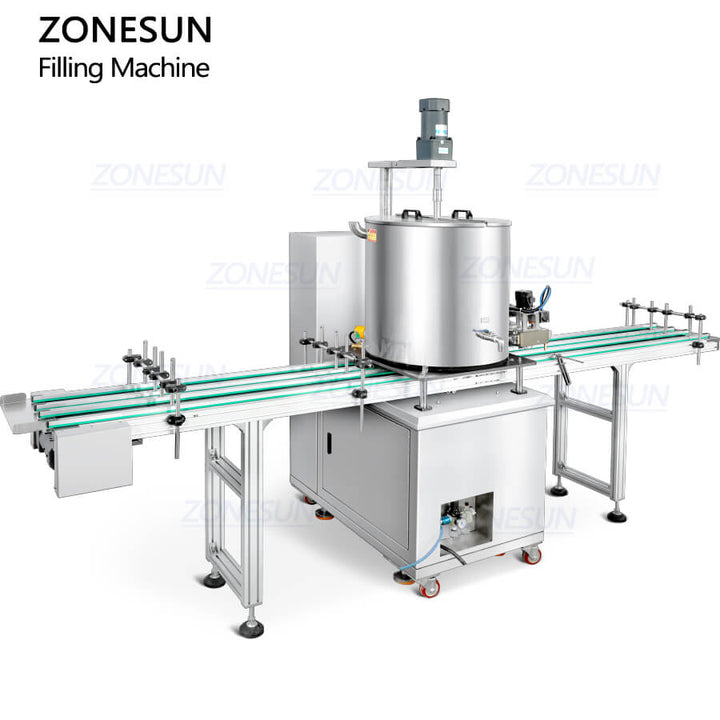 servo automatic 2 heads paste filling machine