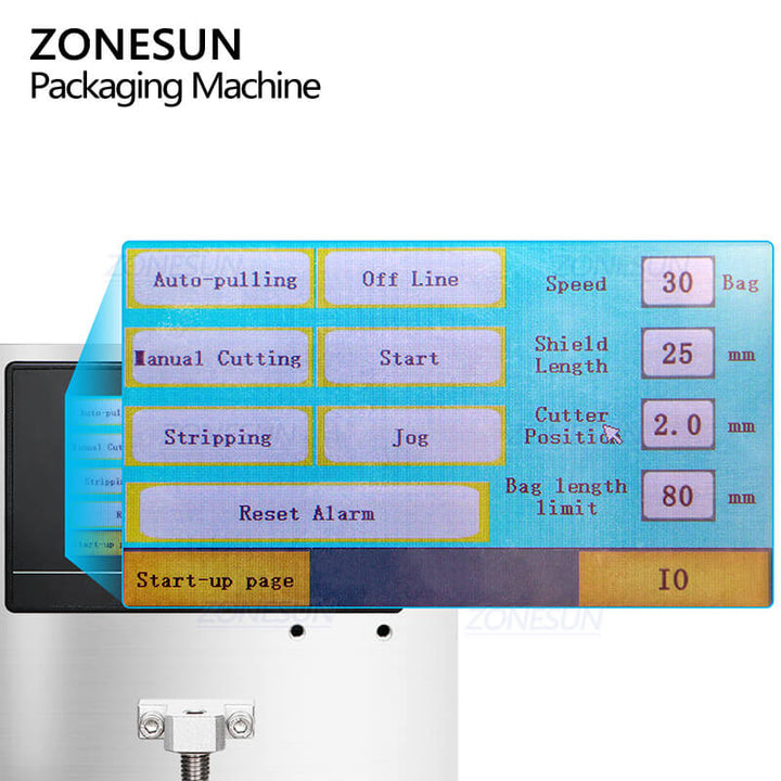 control panel of desiccant dispenser