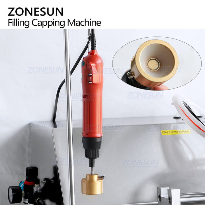 capping structure of juice pouch filling capping machine