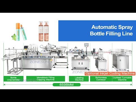 filling capping labeling line