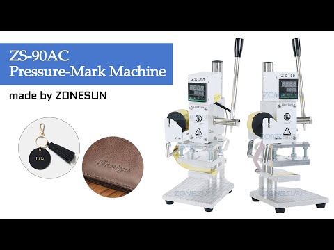 ZS-90AC Mașină de ștampilare cu folie fierbinte manual Mașină de embosare a bronzului cu masă de lucru pentru card din PVC din piele și pungă de hârtie din hârtie