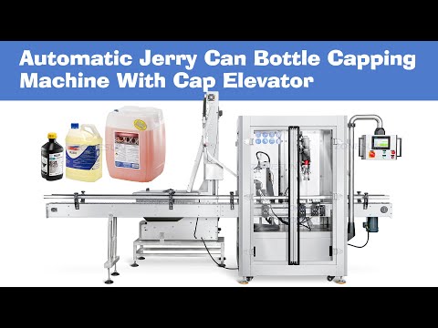 Zonesun ZS-XG441F Automatikus HDPE Jerry CAN F-stílusú kancsó gallon palack Csavaros kapacitási gépet kupakevelű adagolóval motorolaj vegyi folyadékhoz