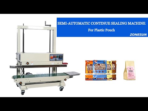 plastic pouch sealing machine