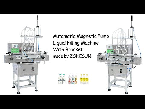 ZS-DTMP6M 6 หัวเครื่องเติมน้ำของเหลวตัวทำละลายอัตโนมัติสำหรับฟิลเลอร์เม็ดสีน้ำหอม