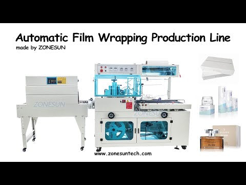 ZS-BF450 ZONESUN Automatic Ear Phone Perfume Boxes Side Sealing Cutting Machine Book Packaging Machine