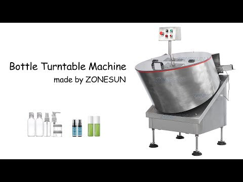 ZS-LP750 Small Round Round Bottle esencial de plástico Botella sin escrambler Máquina de alimentación giratoria de alimentación giratoria