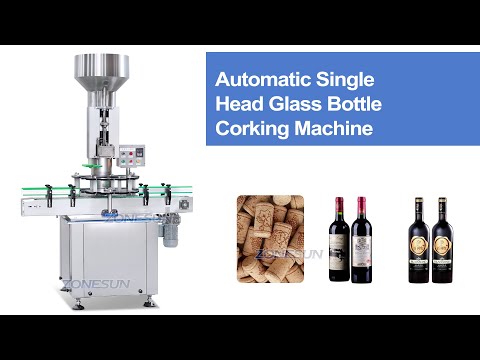 Wine Bottle Corking Machine Debug Video