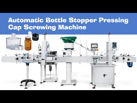 ZONESUN ZS-XG16X Automatic Liquid Solution Reed Diffuser Skin Toner Inner Stopper Pressing Cap Screwing Capping Machine Packaging Equipment