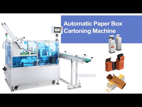 Zonenun ZS-KW080 Full Automatic Single Side ätherische Öllotion Kosmetische Serumpapierbox Bildung errichteter Dichtungsmaschine