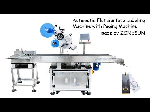 flat surface labeling machine