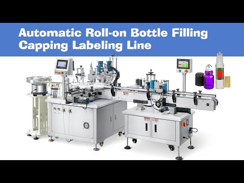 filling capping machine debug video