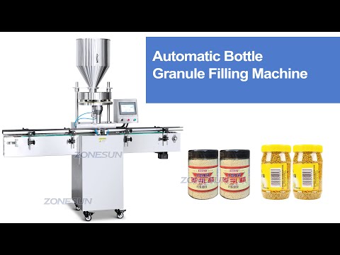 ZONESUN ZS-KL01S Automatische Partikel Korn Reis Gewürz Zucker Nüsse Tee Samen MeasurinG Cup Flaschen Füll maschine