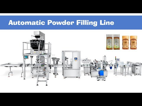 ZONESUN ZS-FAL180G7 mezcla automática de polvo de condimento de avena y gránulos que pesa la línea de llenado