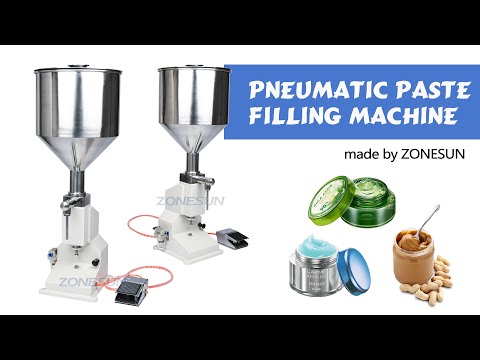 A02 5-50ml Full Pneumatic A02 Manual Filling Machine for Cream Shampoo Cosmetic Liquid Filler Machine