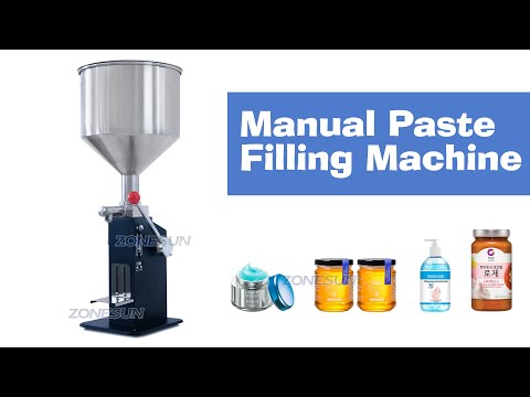 Manuel paste filling machine