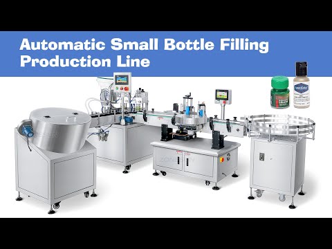 Zonesun ZS-AFCL5 Servo Gear Bomba Pigmética Cosmética Botellas de suero Línea de producción de la máquina de etiquetado