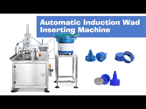 ZS-WIM01 ขวดพลาสติกแบบอัตโนมัติเครื่องบุทัศน์การเหนี่ยวนำเครื่องซับอลูมิเนียมฟอยล์วูดเครื่องแทรกสำหรับเครื่องซีล