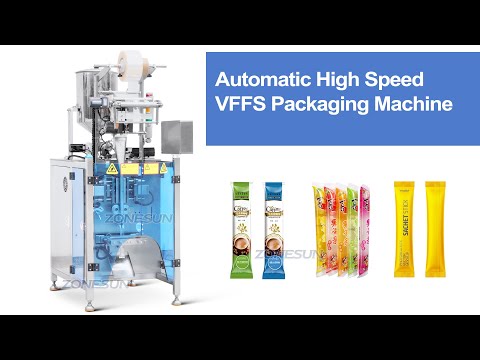 ZS-FP220 Automatic Plastic Bag Sriracha Jam Ketchup Hot Sauce Rotor Lobe Pump Filling Back Side Sealing Machine VFFS Packaging Equipment