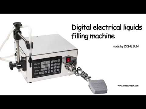 Saft Wasser Milch Füllmaschine Automatische Membranpumpe Flüssigkeitsfüllmaschine Füller Ck-280 für Öl