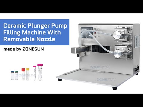 ZS-YTXY2 5ml Automatic Ceramic Plunger Pump Small Glass Vial Perfume Reagent Tube Liquid Filler Bottle Filling Machine
