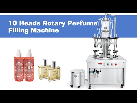 perfume filling machine video