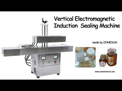 Desktop Continous Induction Aluminium Foil Sealing Machine For Plastic Bottles