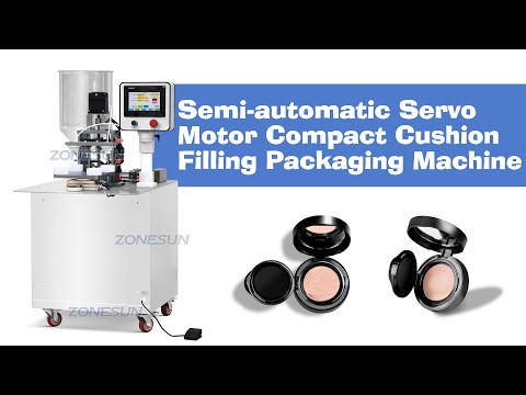 Zonesun ZS-GTLF2 Semi-automatique Crème cosmétique servomoteur BB Crème Coussié