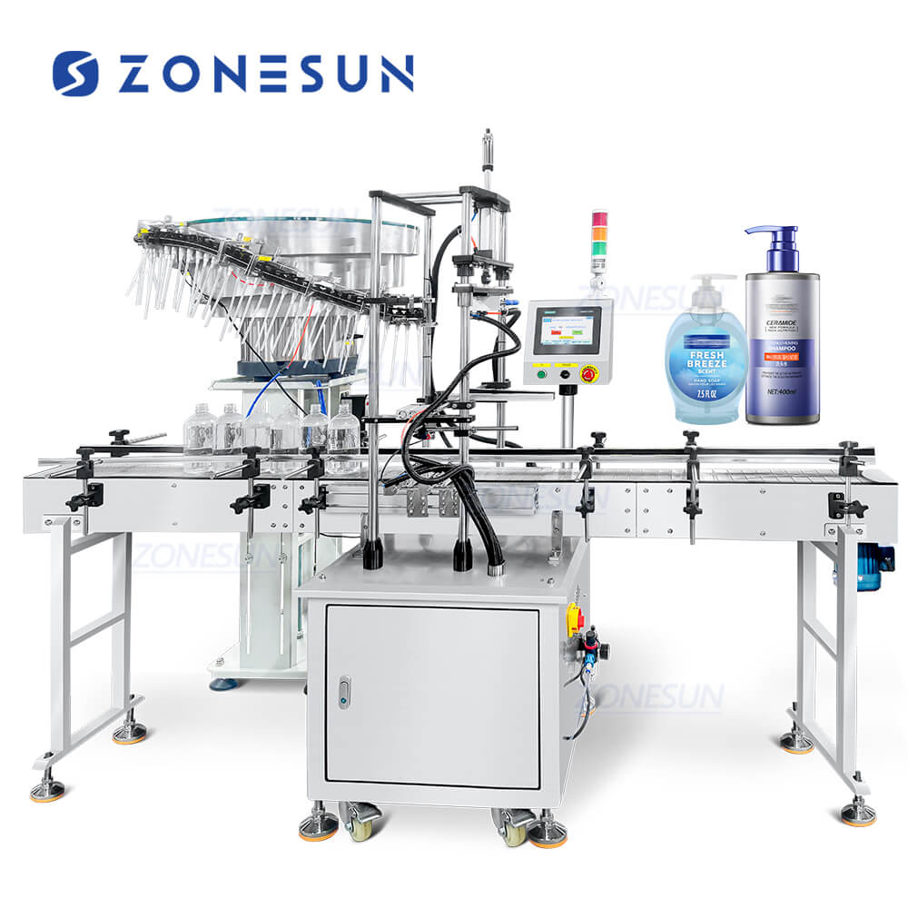 capping machine for shampoo