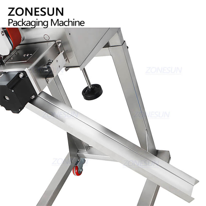 removable discharge guide rail of desiccant inserting dispensing machine